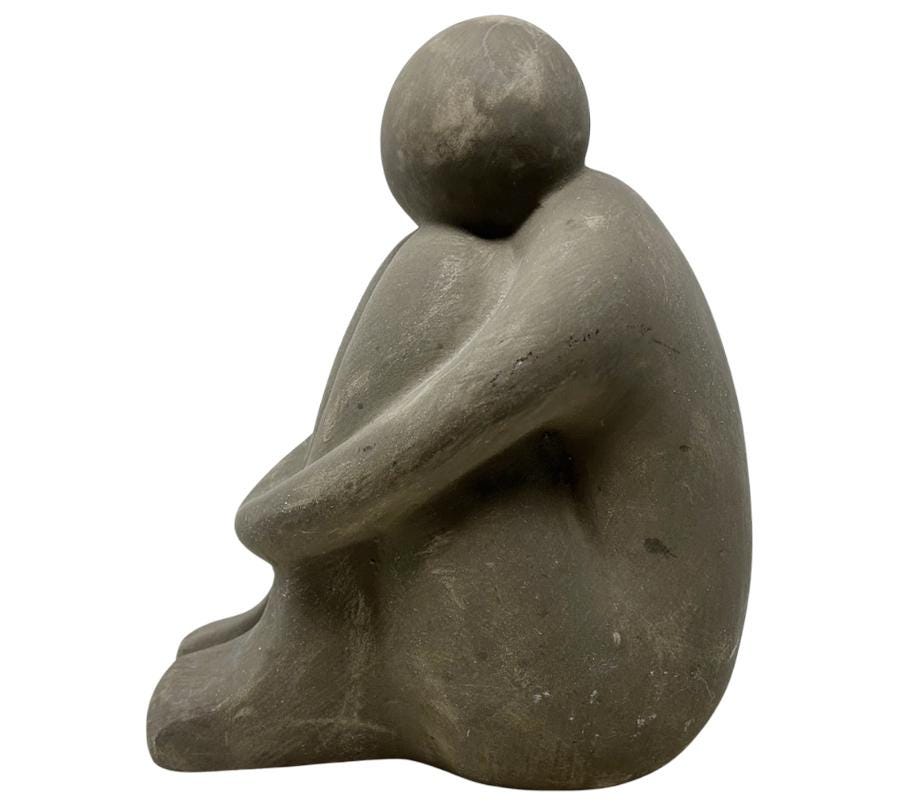 Vintage Figural Ceramic Sculpture