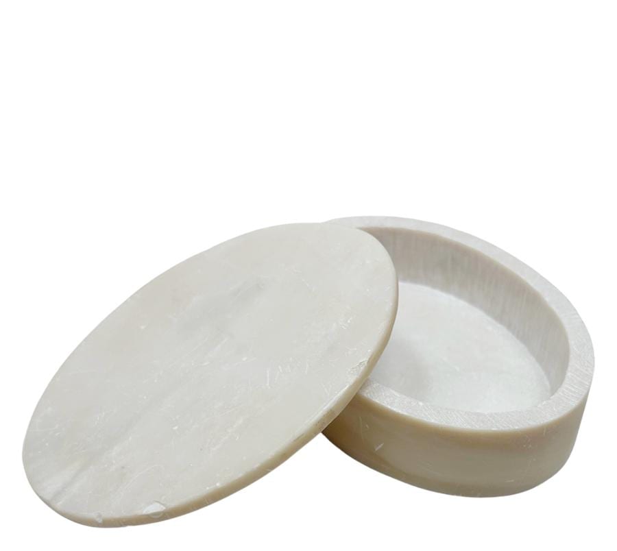 Vintage Lidded Soapstone Box