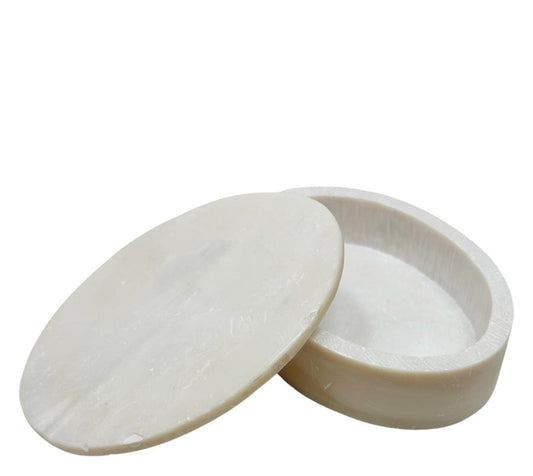 Vintage Lidded Soapstone Box