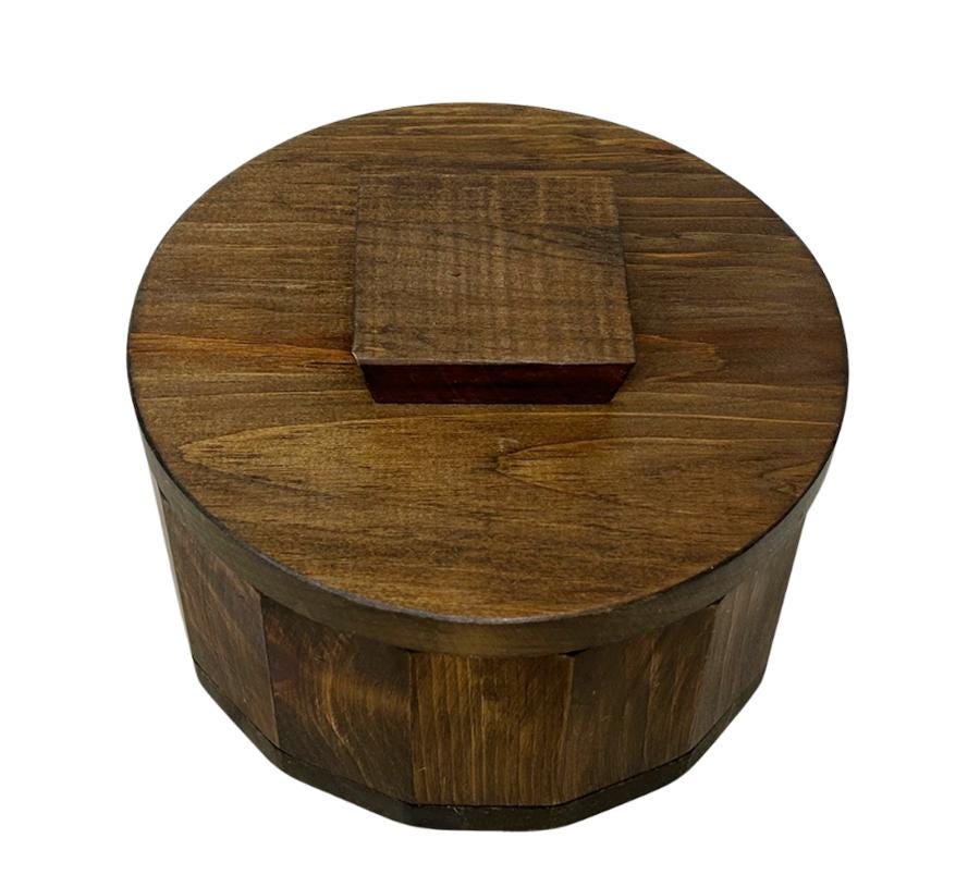 Vintage Lidded Folk Art Box