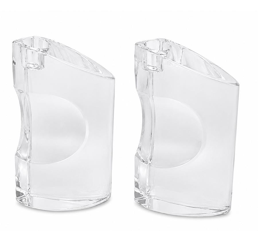 Vintage Crystal Candle Holders