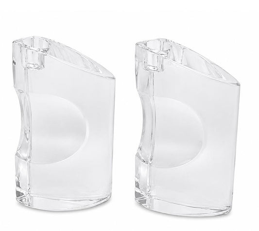 Vintage Crystal Candle Holders