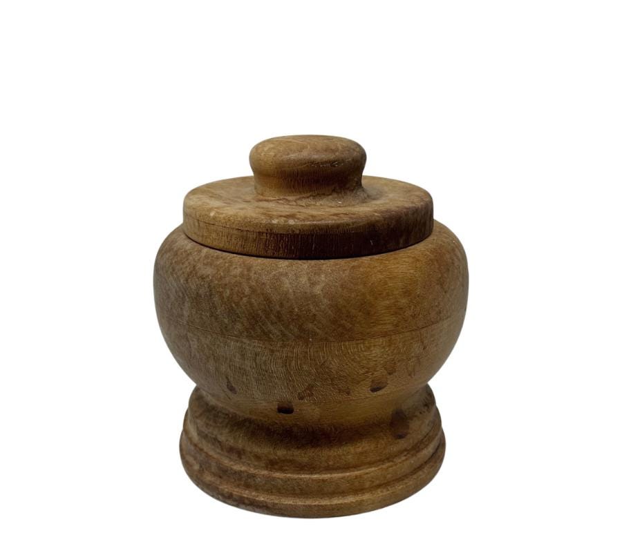 Vintage Distressed Lidded Wooden Box