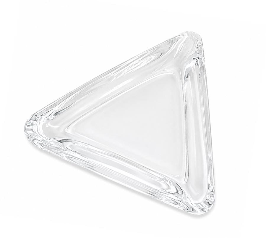 Vintage Triangular Glass Catchall