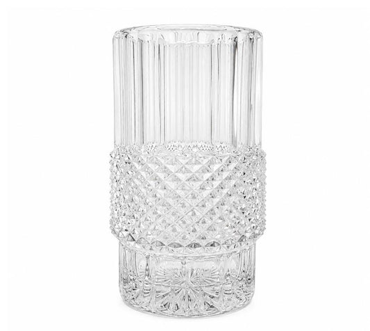 Vintage Crystal Studded Vase