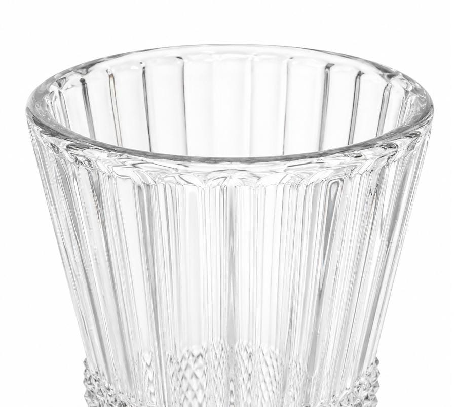 Vintage Crystal Studded Vase