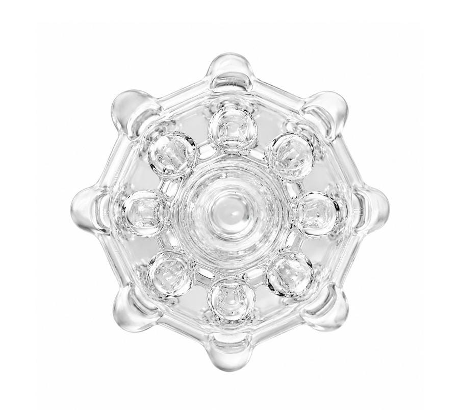 Vintage Glass Rudolf Schrotter Candle Holders