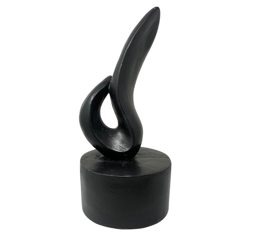 Vintage Abstract Plaster Sculpture