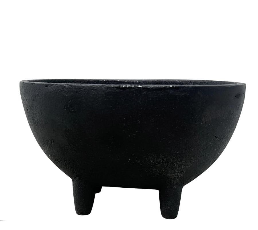 Vintage Footed Metal Vessel