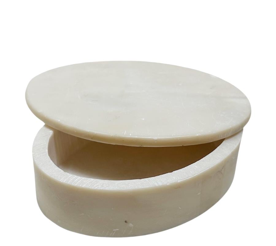 Vintage Lidded Soapstone Box