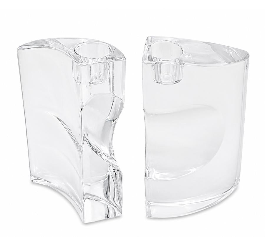 Vintage Crystal Candle Holders