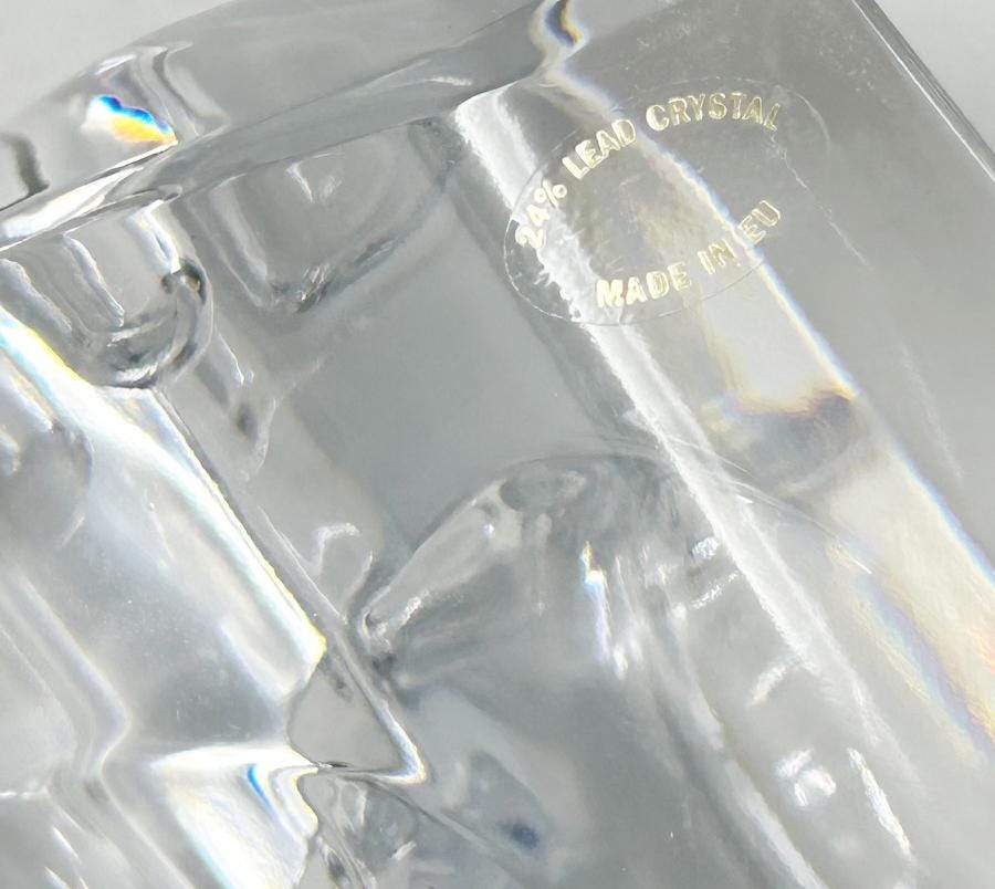 Vintage Crystal Candle Holders