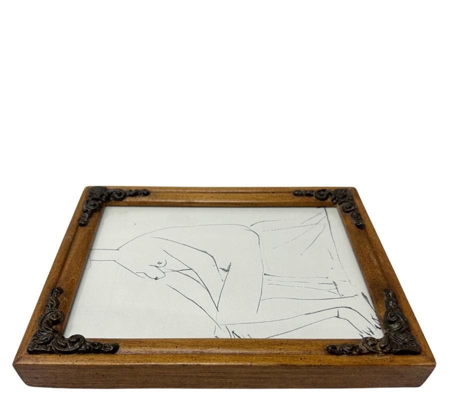 Framed Picasso Nude in Vintage Frame