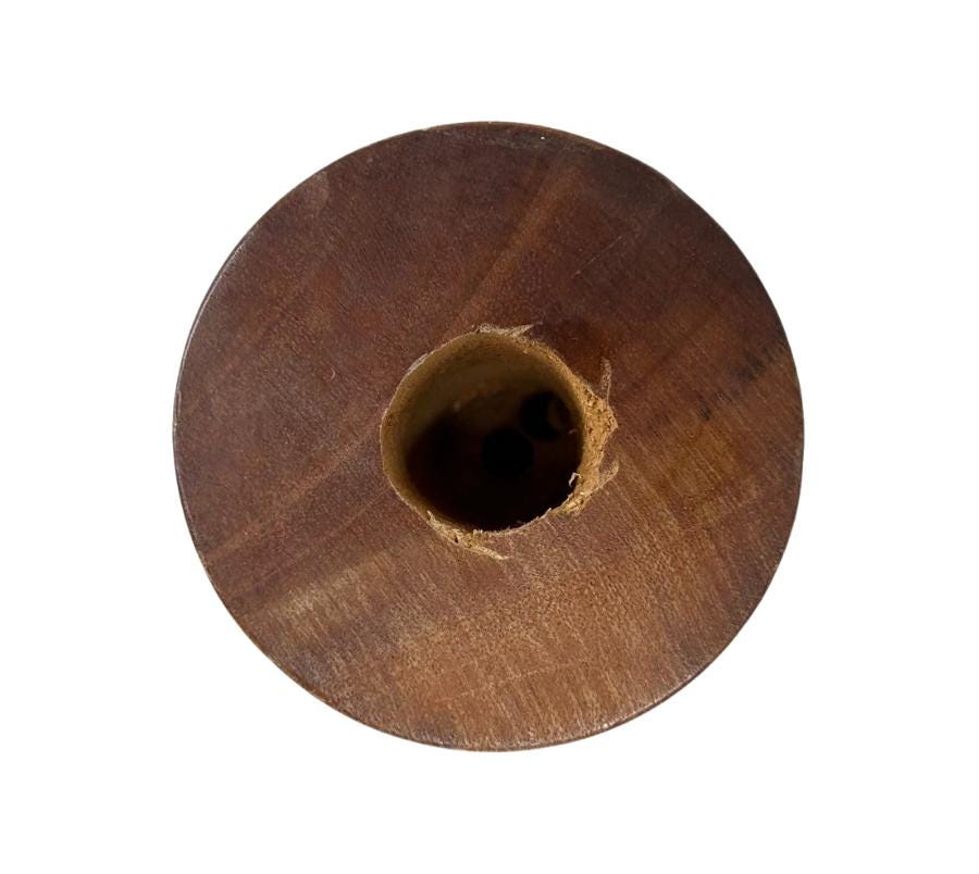Carved Wooden Vessel