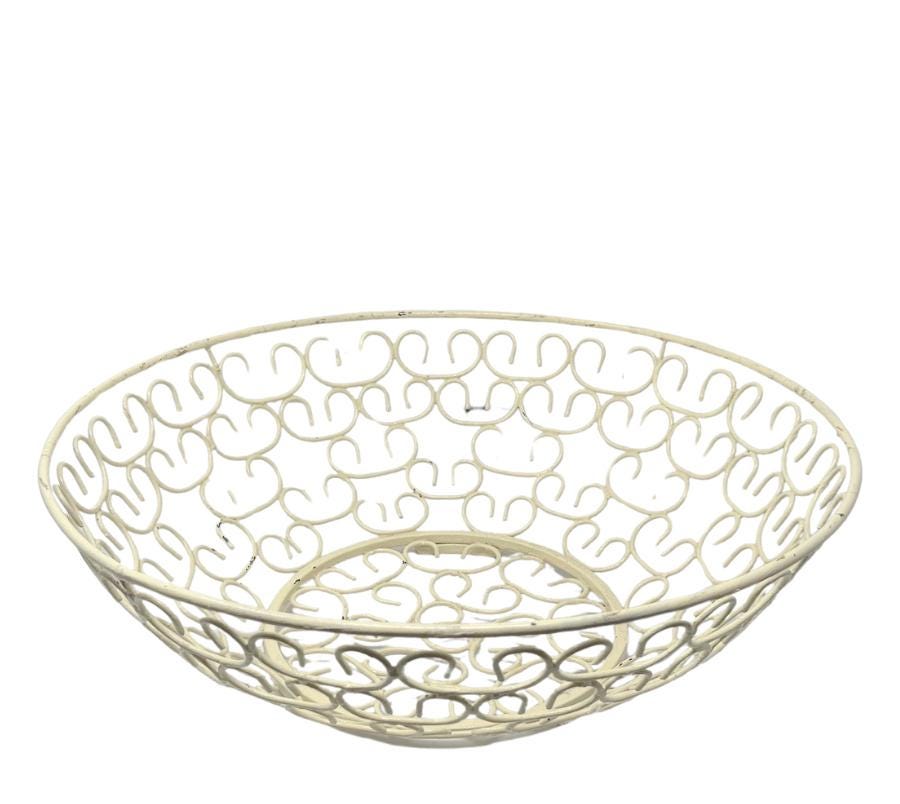 Vintage Spanish Revival Metal Bowl
