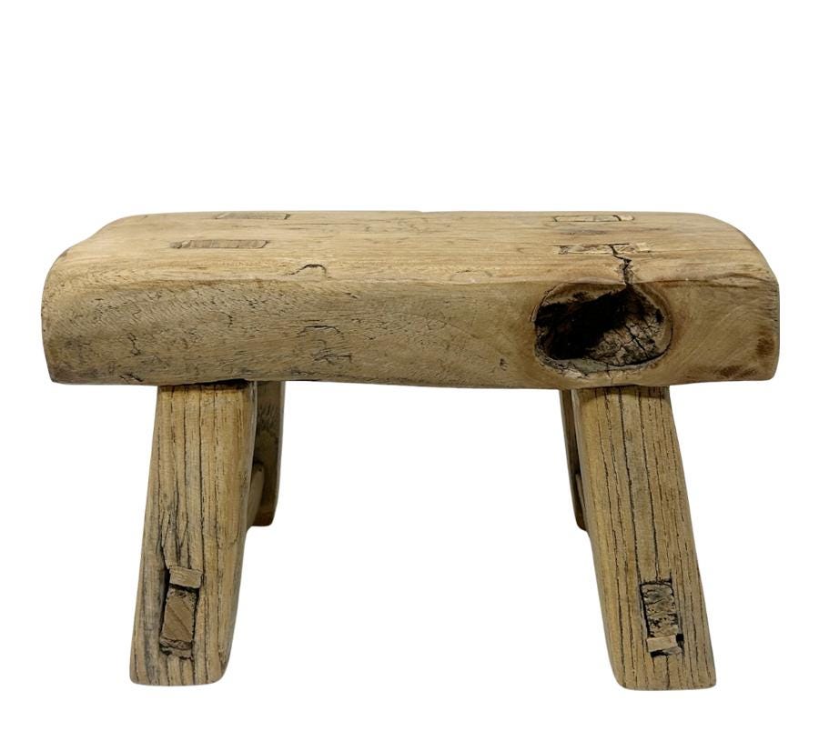Primitive Wooden Stool
