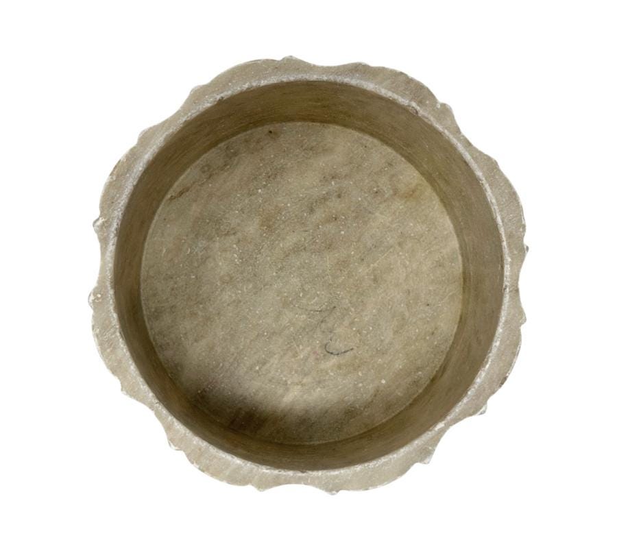 Vintage Carved Marble Catchall