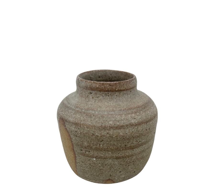 Vintage Stoneware Mini Pot