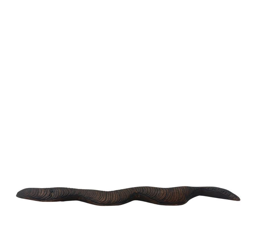 Vintage Hand Carved Wooden Snake Wall Hanging