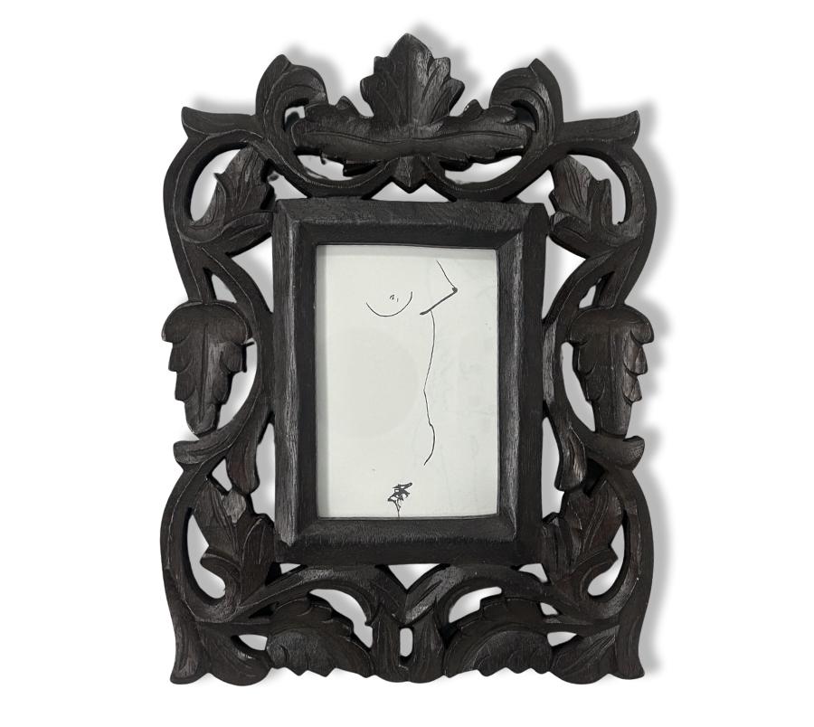Nude Picasso Print in Vintage Frame