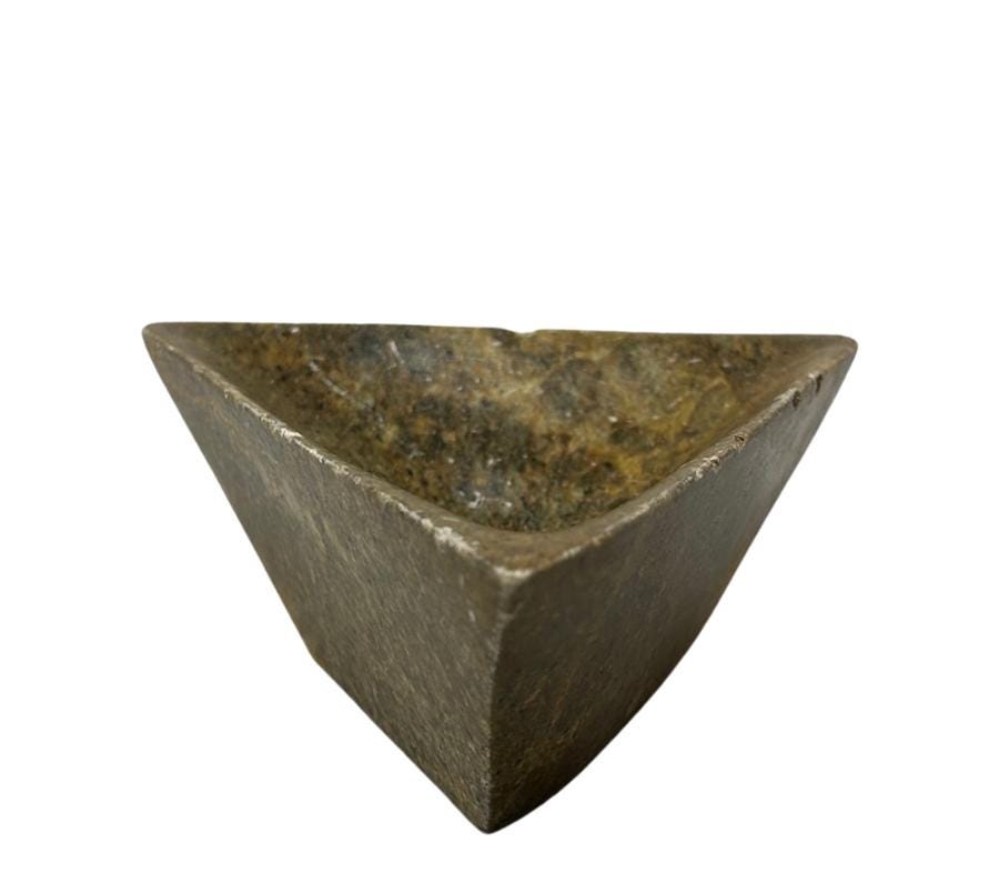 Six Nations Carved Triangular Bowl
