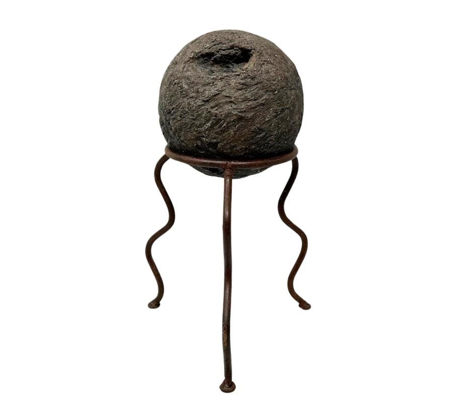 Vintage Resin Sphere on Tripod Base