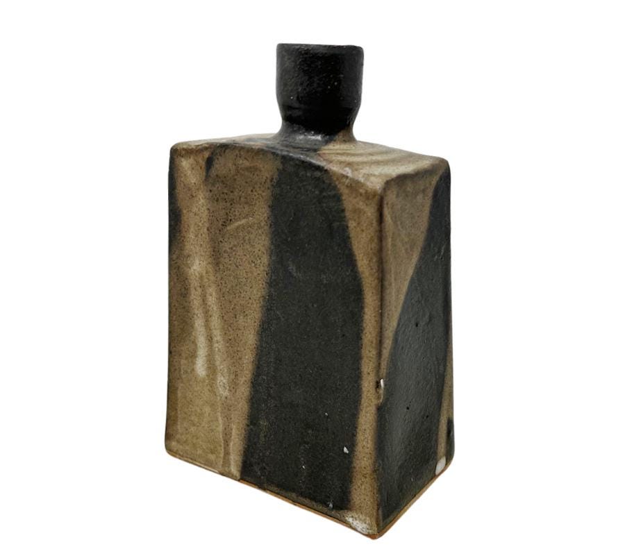 Vintage Studio Pottery Drip Glaze Vessel