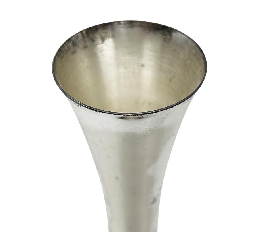 Vintage Silver-Plated Bud Vase