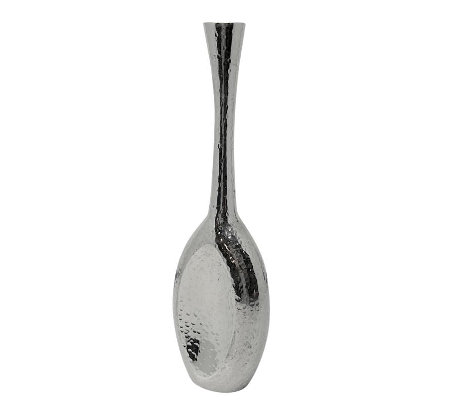 Vintage Hammerer Metal Bud Vase