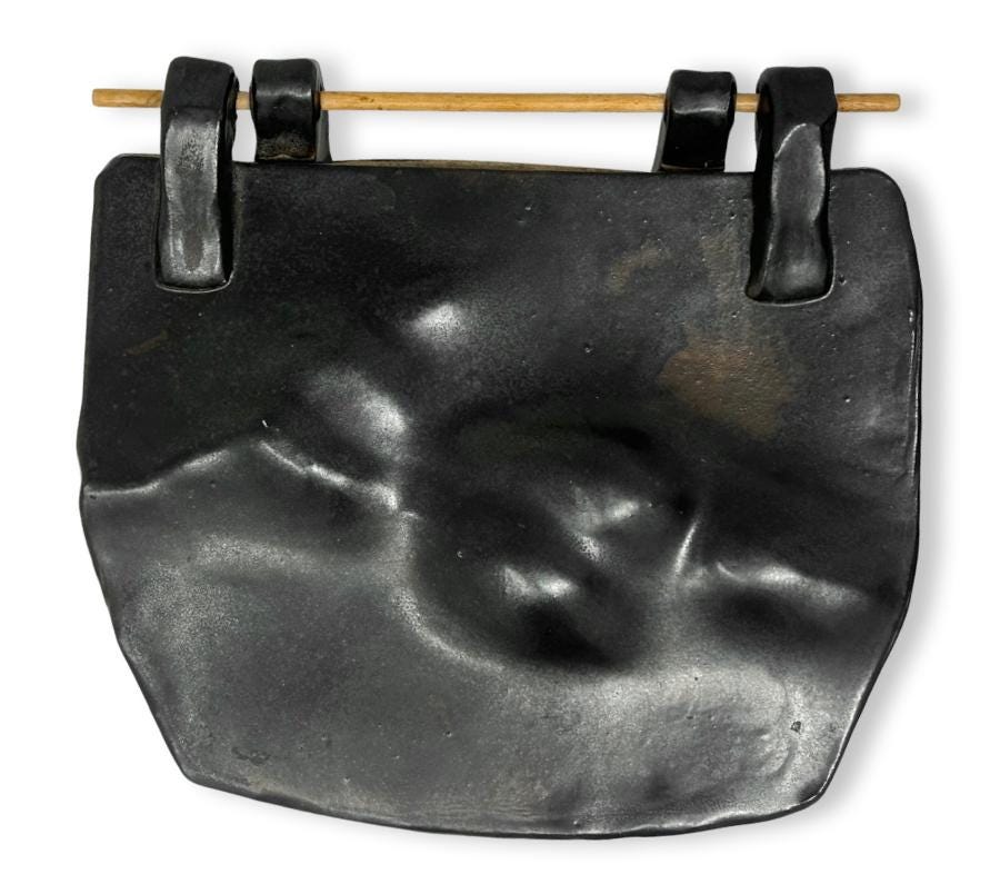 Vintage Studio Ceramic Lidded Nude Clay Box