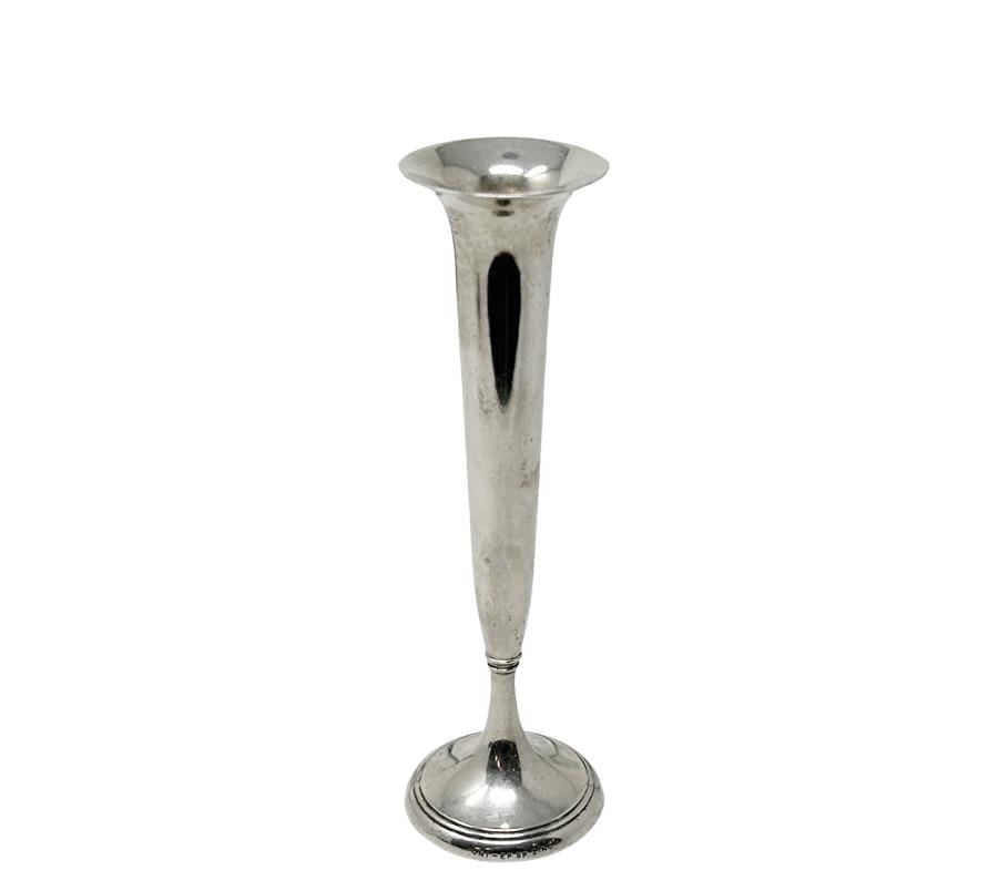Vintage Silver-Plated Bud Vase
