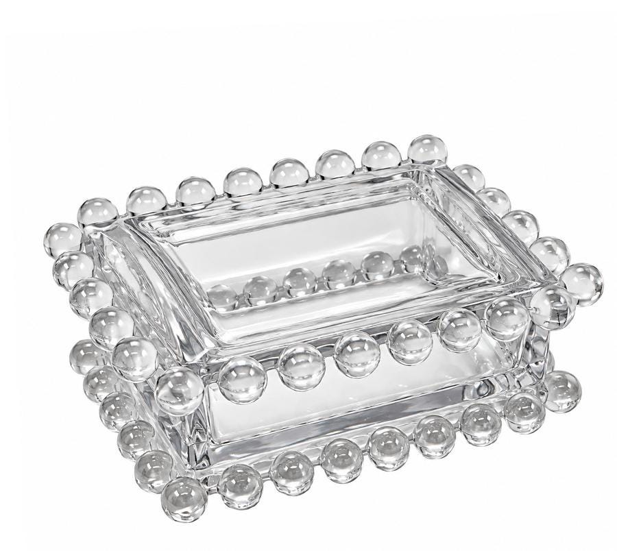 Vintage Imperial Glass Candlewick Box