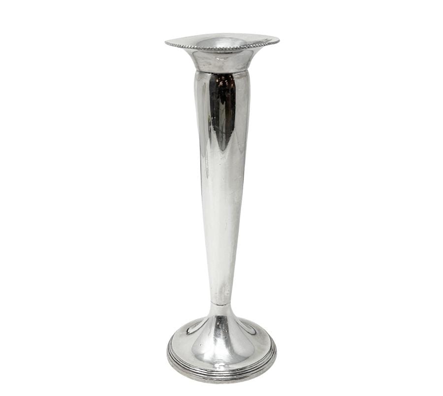 Vintage Silver-Plated Bud Vase
