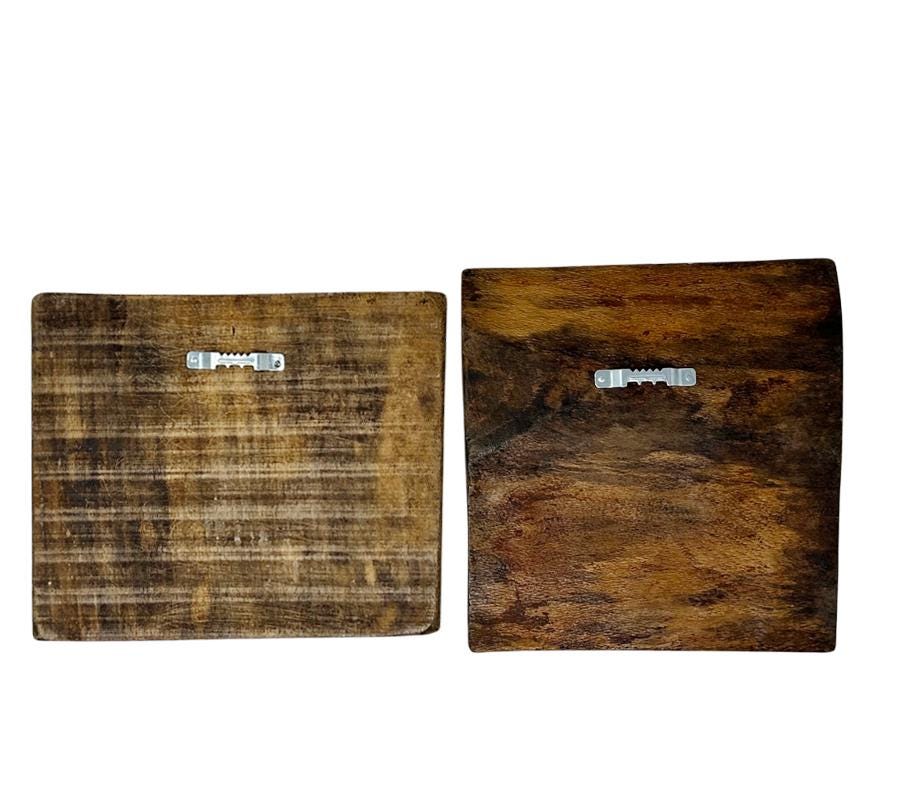 Pair of Wooden Carved Wall Hangings