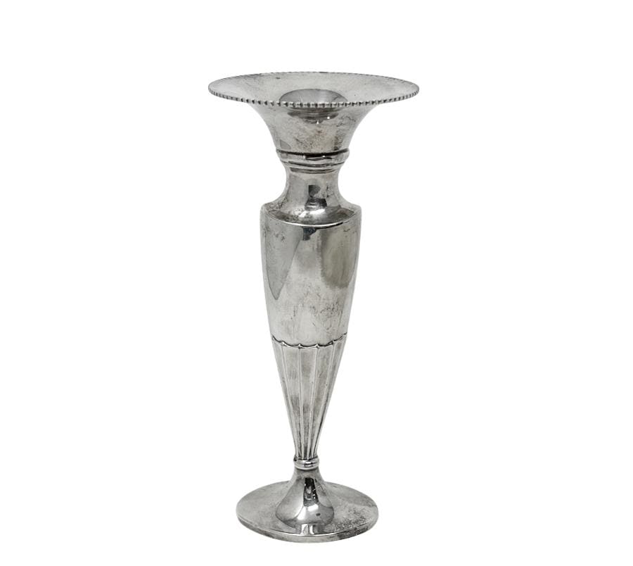 Vintage Silver-Plated Bud Vase