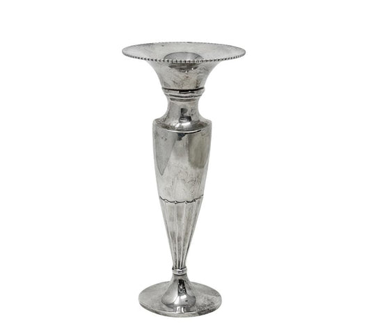 Vintage Silver-Plated Bud Vase
