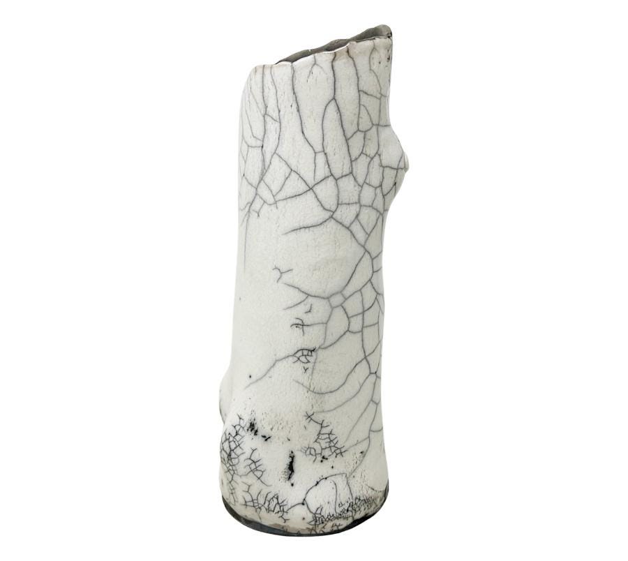 Nude Studio Pottery Raku Vessel