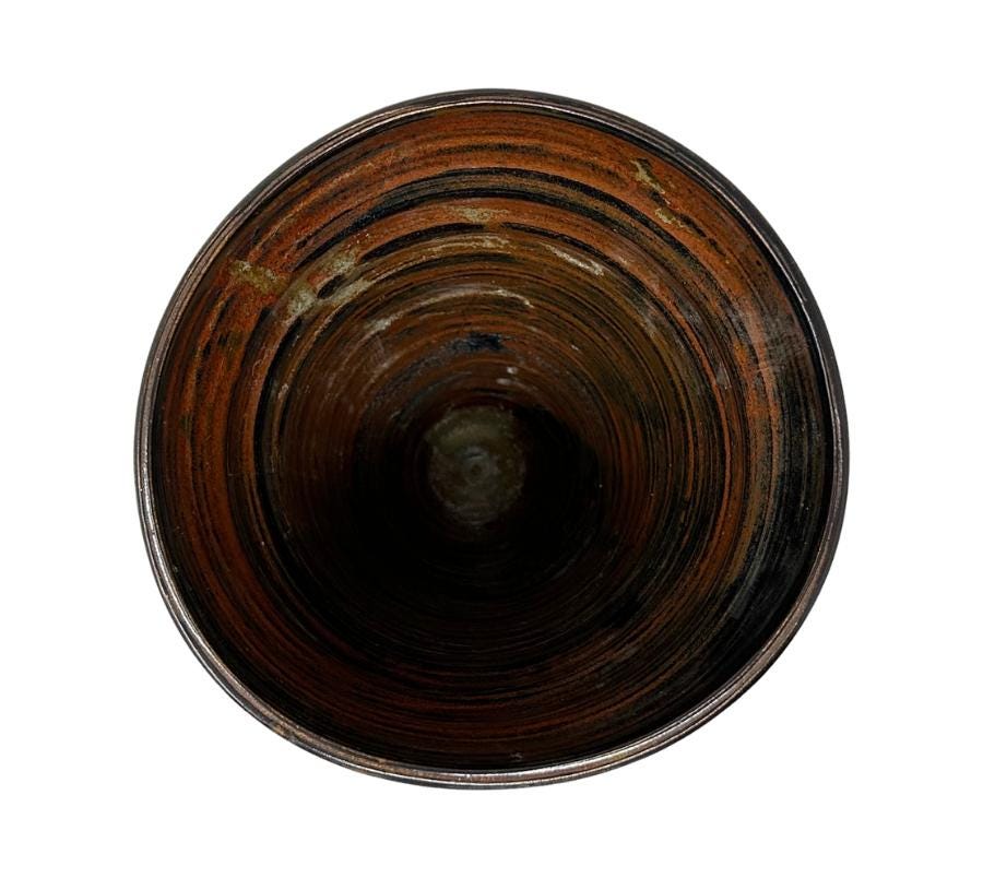 Vintage Glazed Studio Pottery Vessel