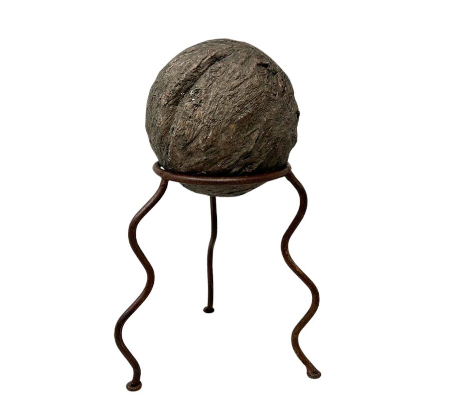 Vintage Resin Sphere on Tripod Base