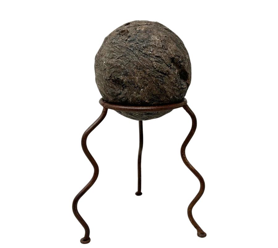 Vintage Resin Sphere on Tripod Base