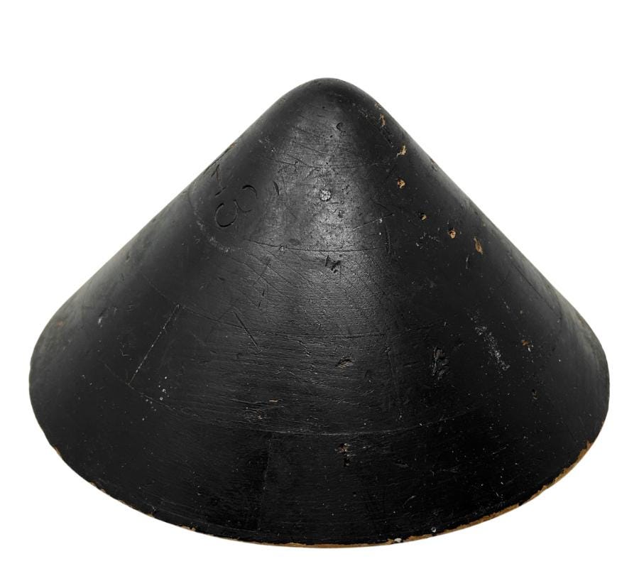 Vintage Conical Factory Mold Sculptural Object