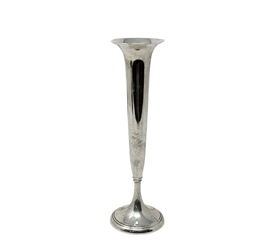 Vintage Silver-Plated Bud Vase