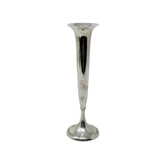 Vintage Silver-Plated Bud Vase