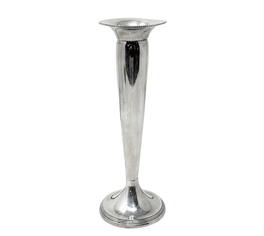 Vintage Silver-Plated Bud Vase