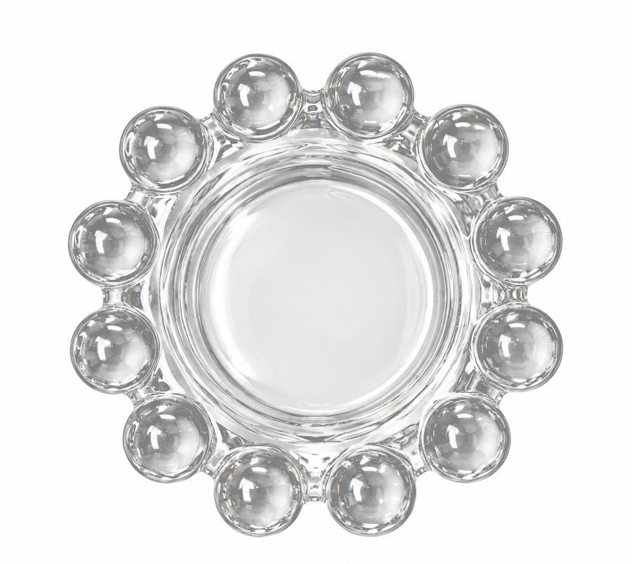 Vintage Art Glass Spherical Catchall