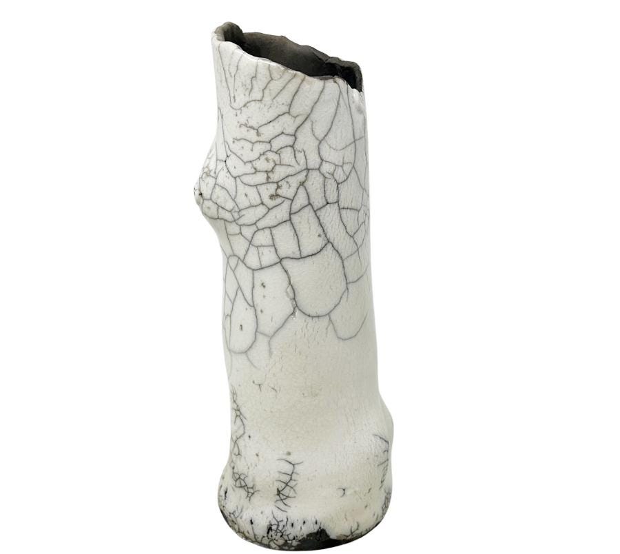 Nude Studio Pottery Raku Vessel