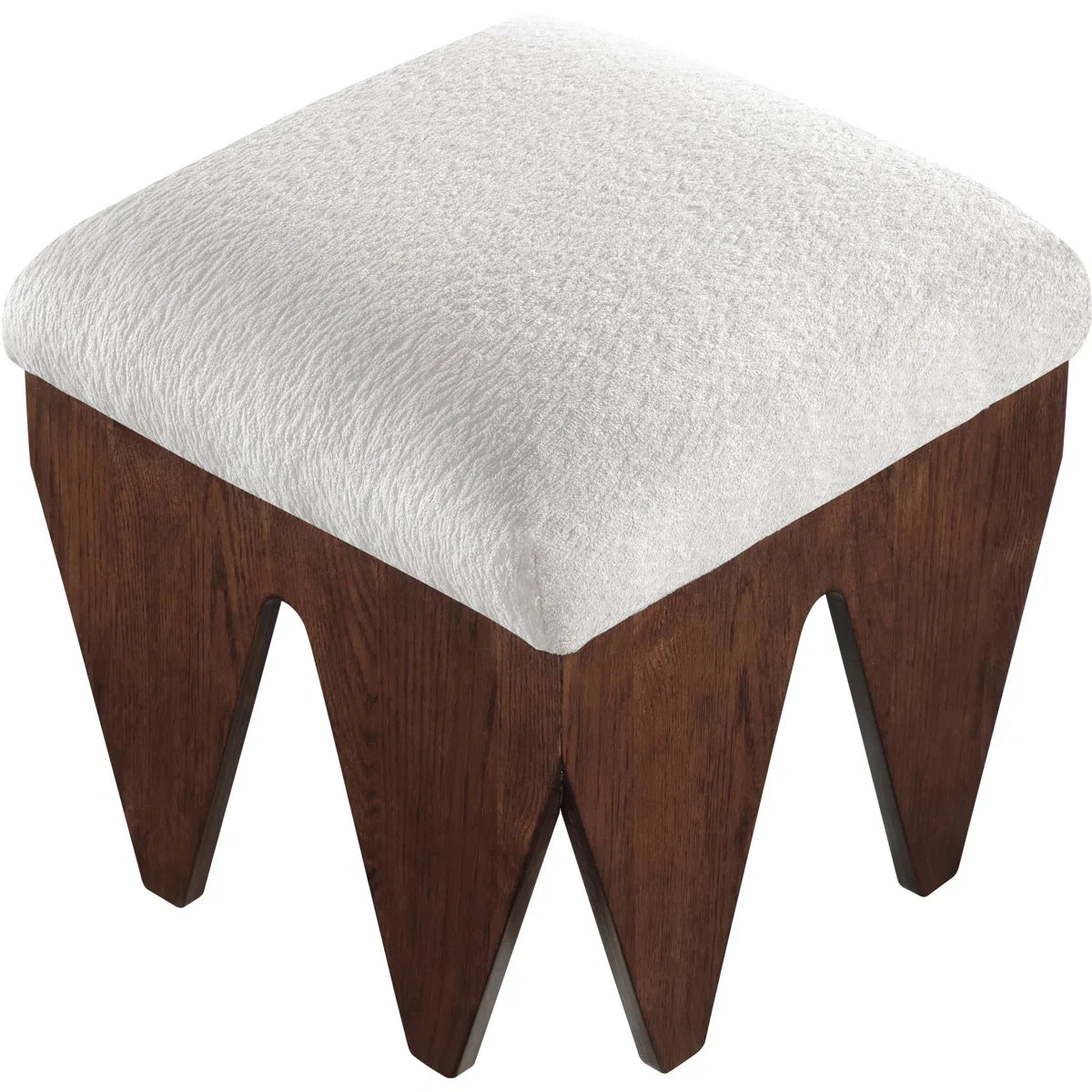 Triangular Legged Ottoman