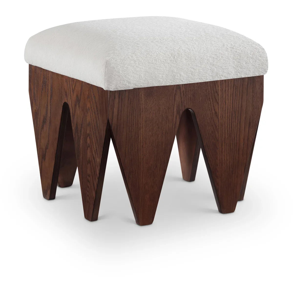 Triangular Legged Ottoman
