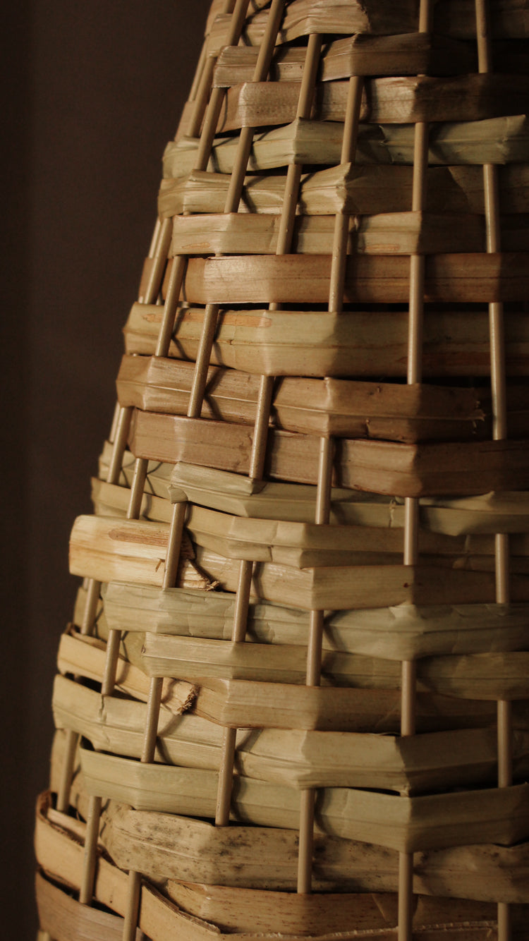 Seagrass Mushroom Table Lamps